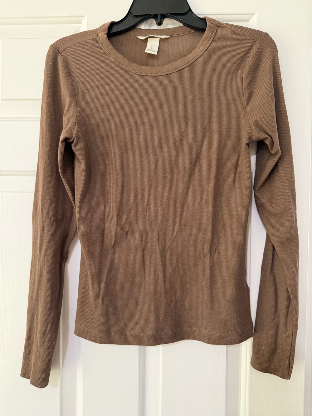Women’s H&M Ribbed Crewneck modal blend top